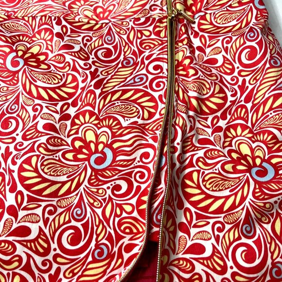 Sport Haley Golf Skort Coral Print Exposed Zipper Women’s 10 - Picture 10 of 14